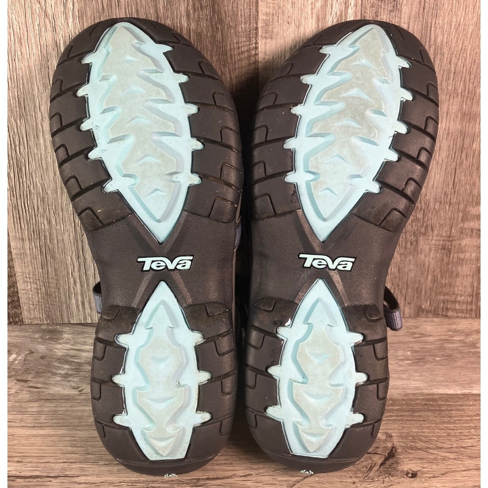 Teva Tirra Blue Grey Strappy Hiking Water Sandals Womens Size 9 S/N 4266 - Picture 5 of 7